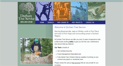 Desktop Screenshot of durhamtreeservice.ca